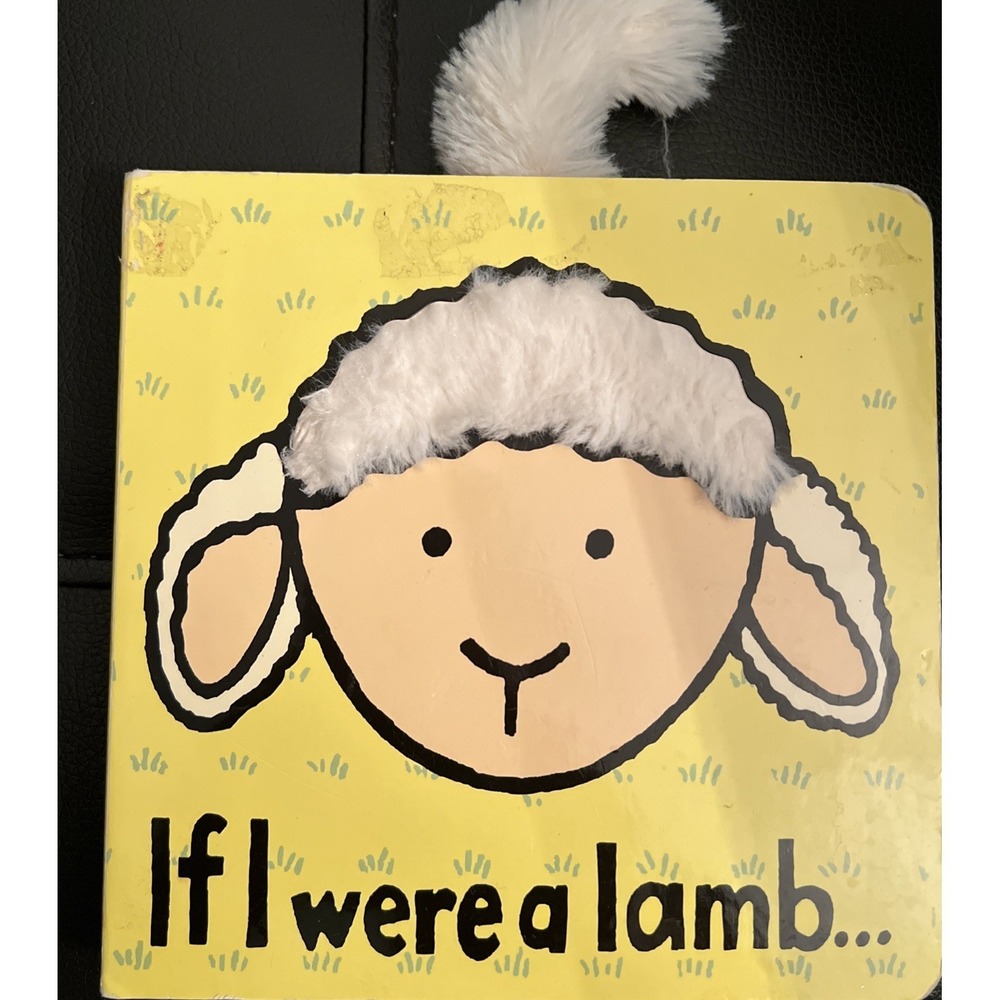 Jellycat If I Were a Lamb Board Book Anne Wilkinson Baby Toddler Touch Book